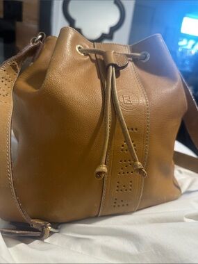 Vintage Fendi Bucket Bag - Tan